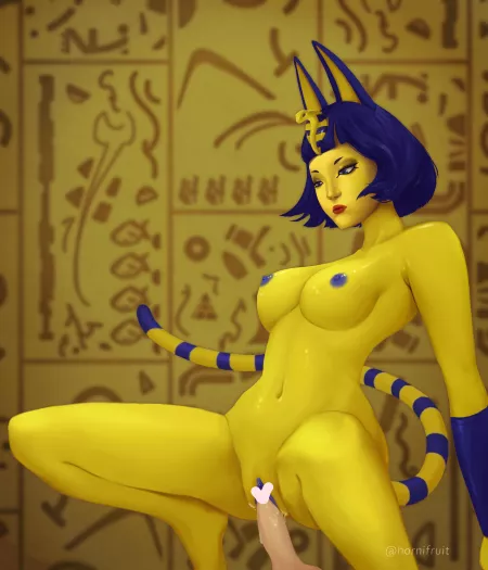 Ankha (hornifruit) [Animal Crossing] by gemtresss