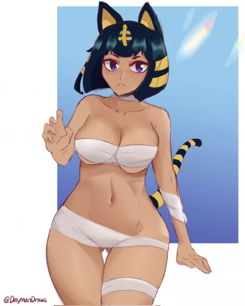 Ankha Mummy Outfit (DaymanDraws) by youhavemail12