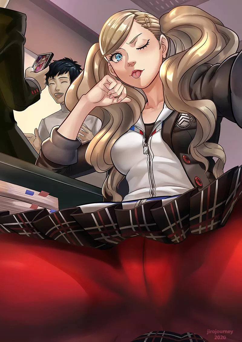 Ann Takamaki distracting you in class posted by Uncle_Hydro