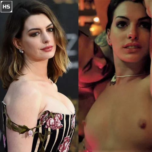 Anne Hathaway on/off by justD4567