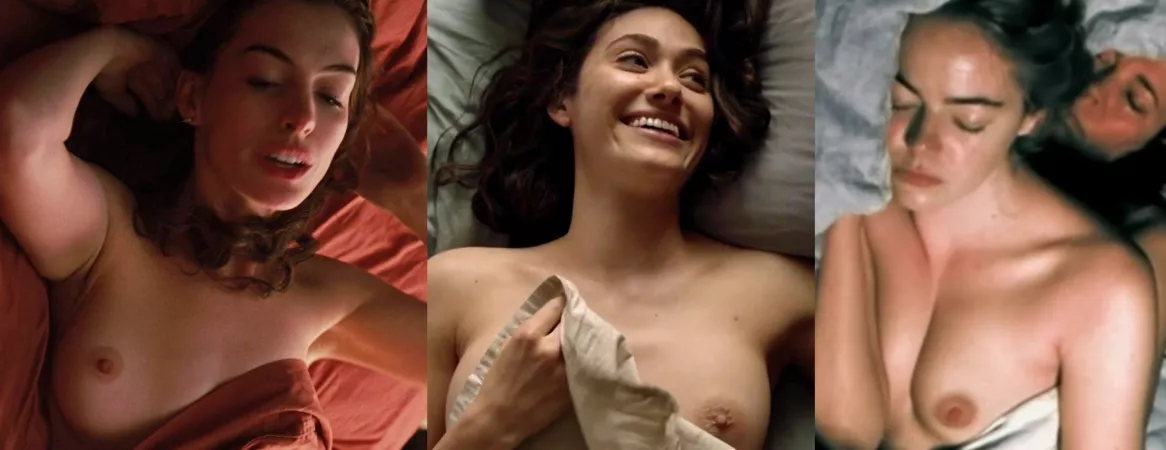 Anne Hathaway Vs Emmy Rossum Vs Emma Stone by armpit-lover-returns