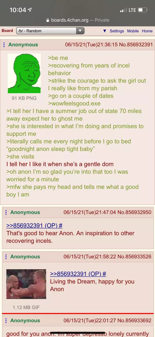 Anon makes it. by TheMorbidToaster