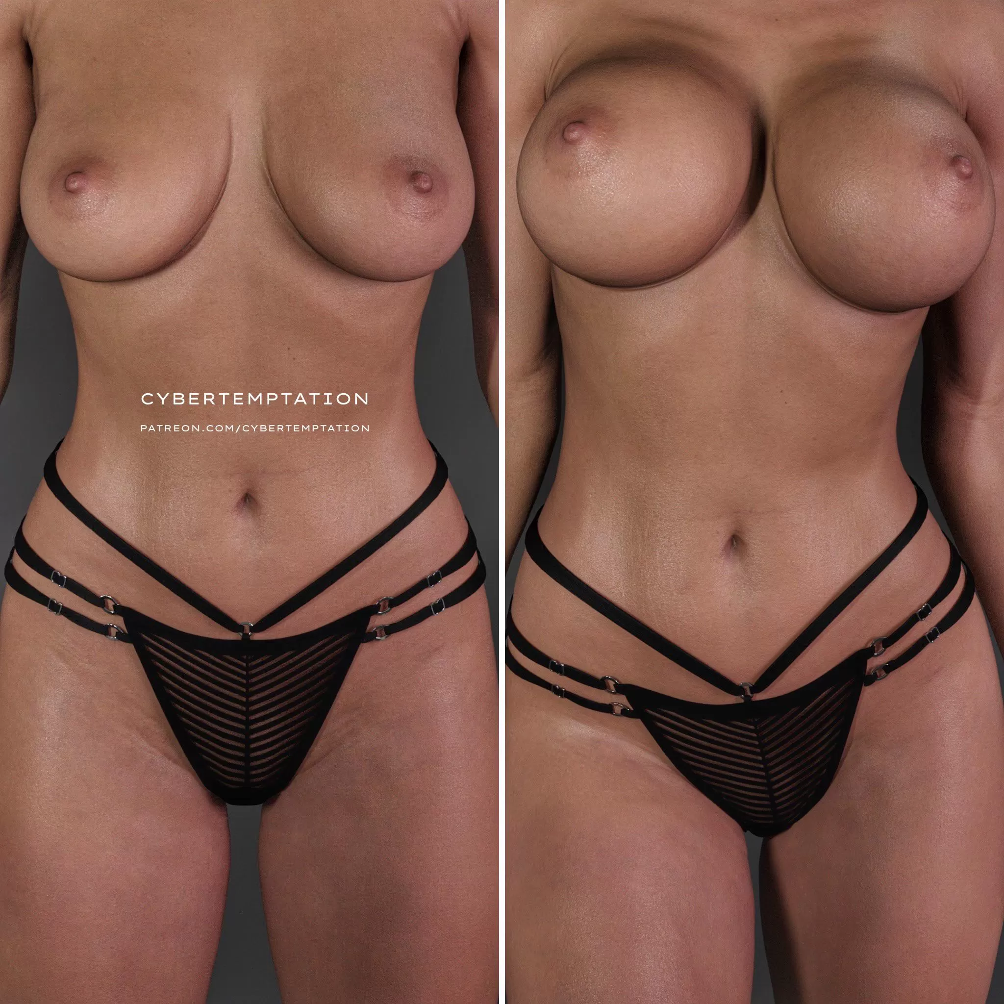 Anonymous model #virtual [OC] posted by CYBERTEMPTATION