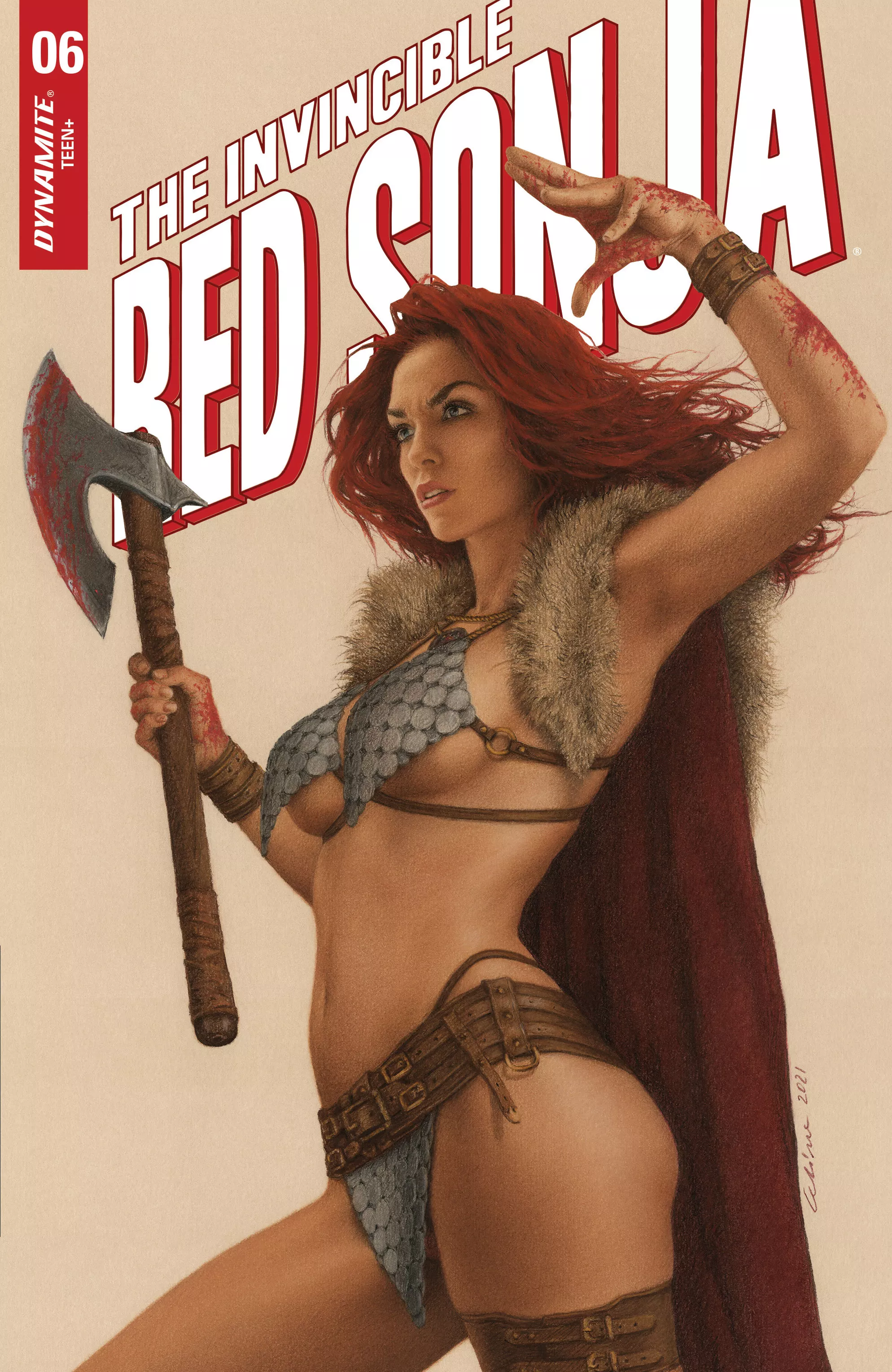 Another beautiful Variant Cover for Red Sonja [The Invincible Red Sonja #6] posted by FrankyHan