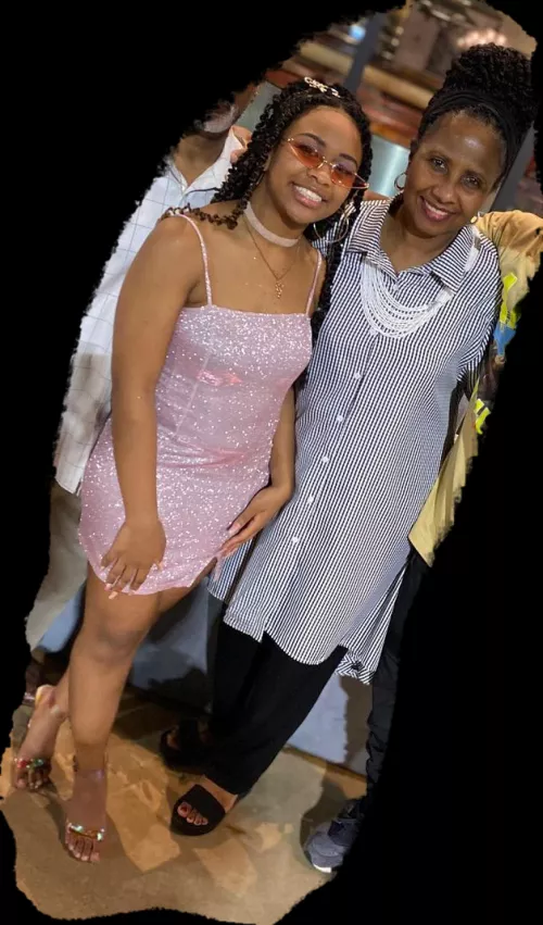 Another Black Ebony one for you, hope you guys enjoy (Daughter is 21, she just looks young because and has a baby face, mom is in her 50's, 52 or 53 I think, her mom and dad had her at an older age) by cumtributelover98