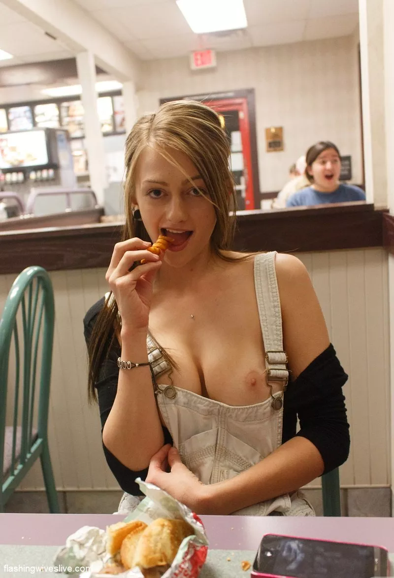 Another casual restaurant posted by NuderWorldOrder