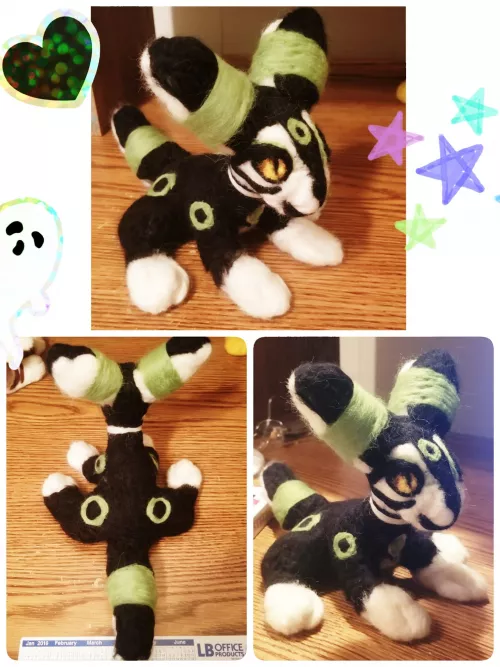 Another custom needle felt commission compleated ^^ Art by me PaintBrushBirdie by PaintBrushBirdie