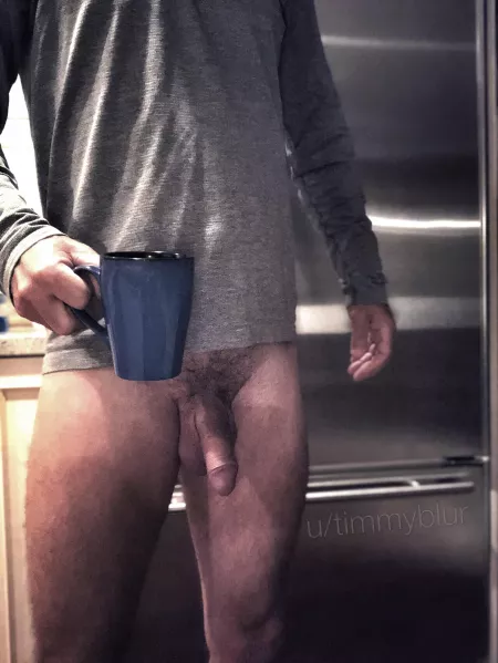 Another day, another coffee with no pants… by timmyblur