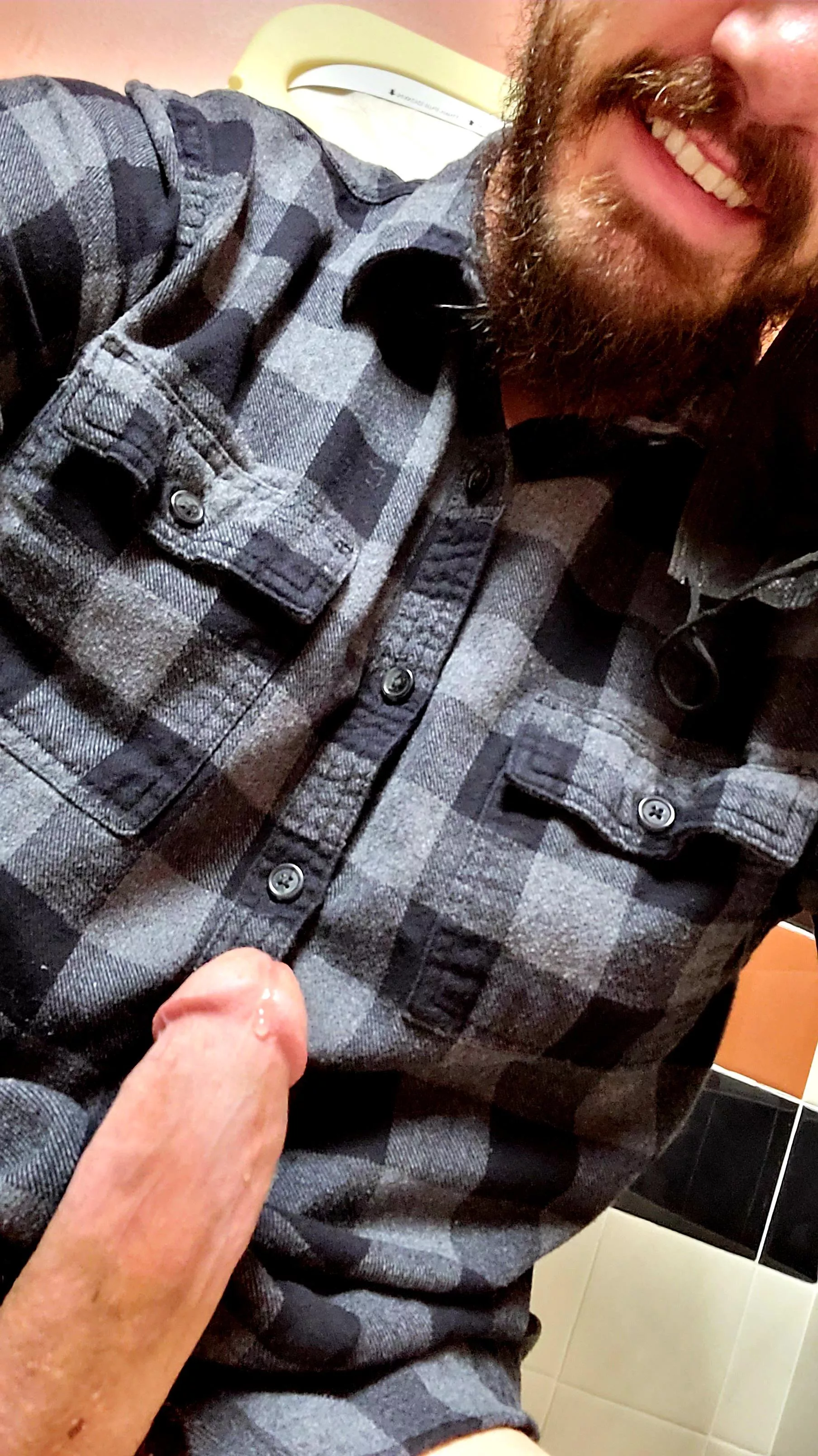 Another day, another horny pic from the bathroom at work 😬 posted by fitdickguy_95