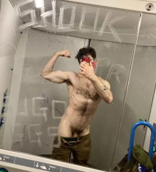 Another day, another public toilet, another wait for someone to walk in by J-Harker