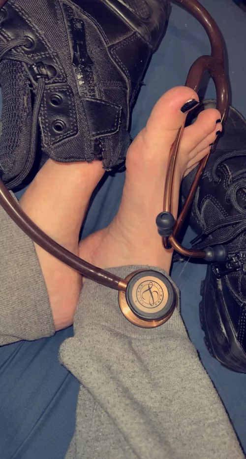 Another long day of work.. sweaty feet here ready for you! by SamanthaGeorge89