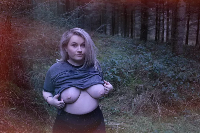 Another one flashing in the woods! by ediejames20