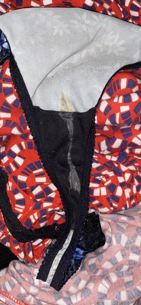 Another pair of messy panties to sniff ❤️ by pirateship-1