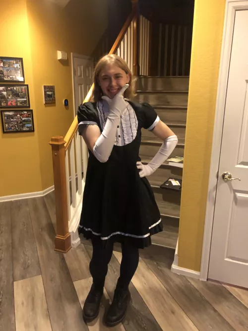 Another photo from my Halloween costume. Thought y’all might appreciate it :P by OohEehOohAhhAhh23