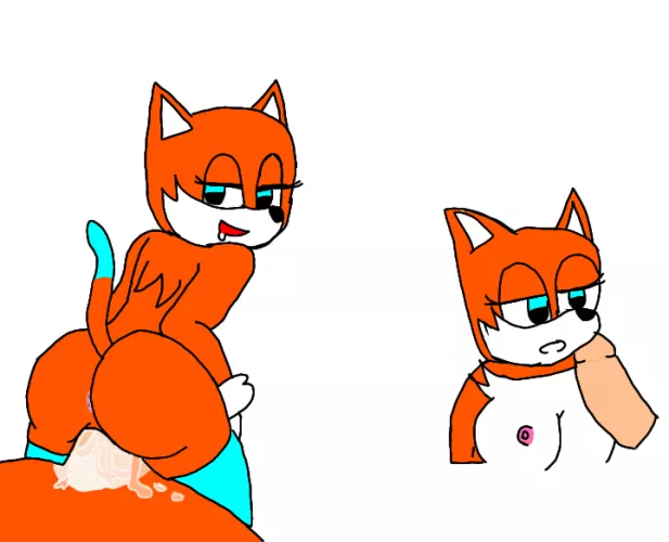 another porn drawing of my female character (skechers united gatitosonic) ablo español tambien by Tight_Strain_7090
