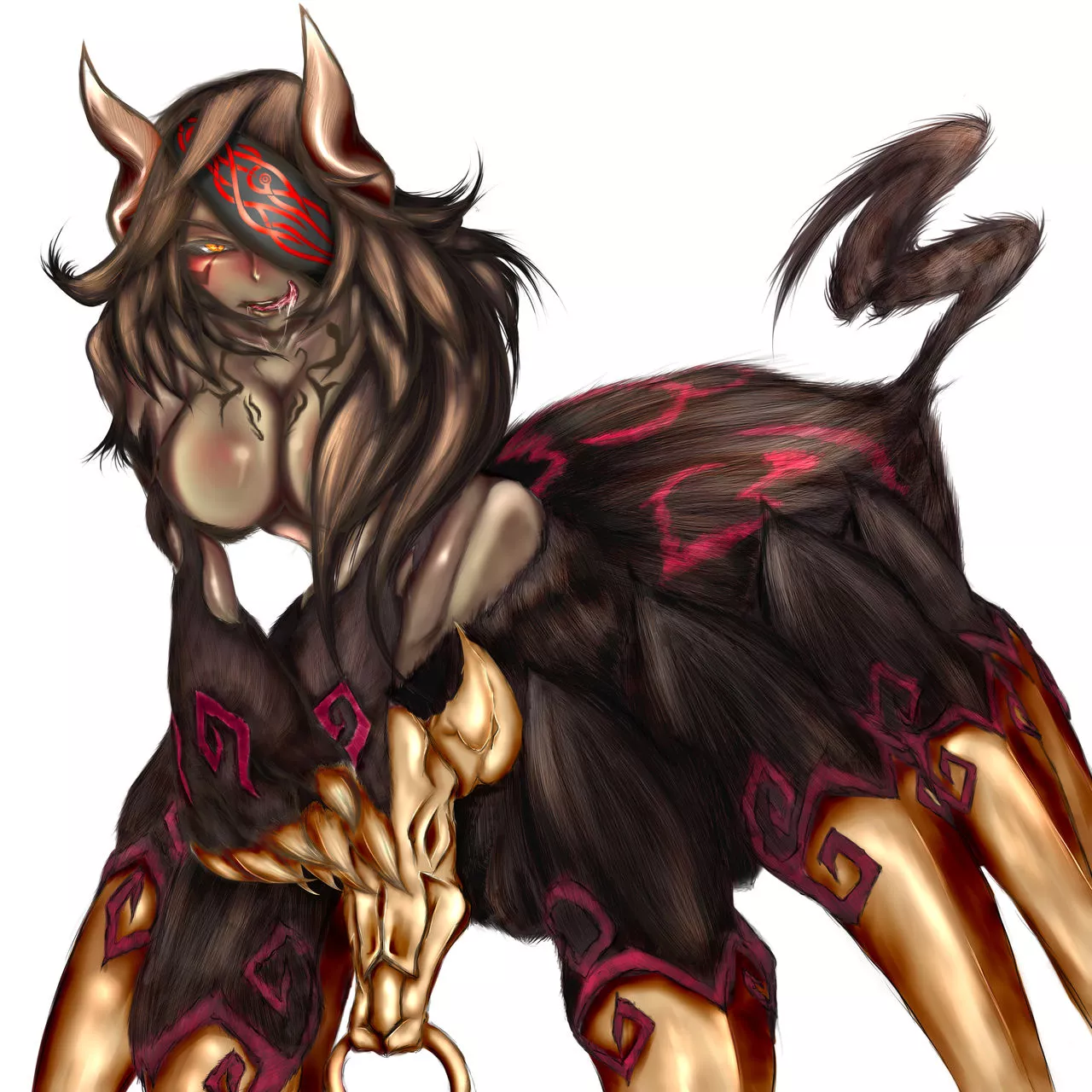 Another seductive Ushi-oni posted by The1andonlygogoman64