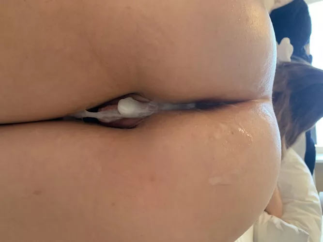 Another Thick Load dripping out of me, almost daily now 🤭💦 by loepres