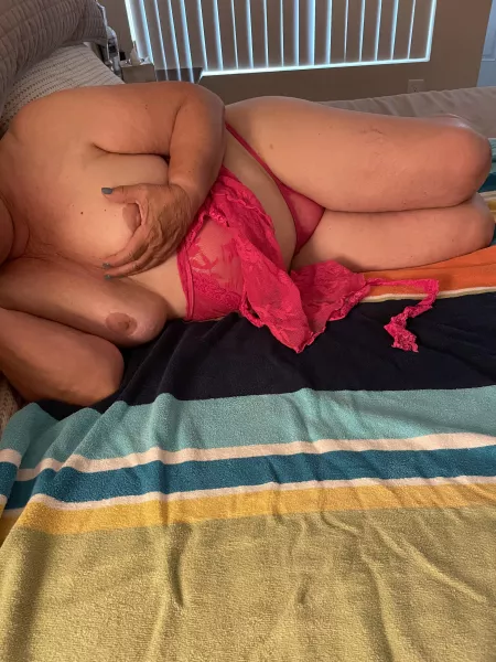 Another view of my new sexy outfit. What should I do now? Grandma wants to know. by SDBoater42