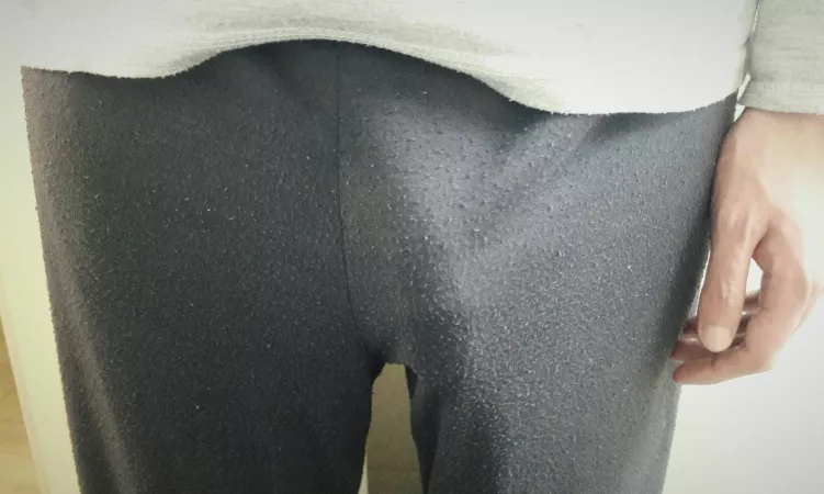 Answered the door for the neighbor like this, hopefully she didn't notice... by TabletonFruna