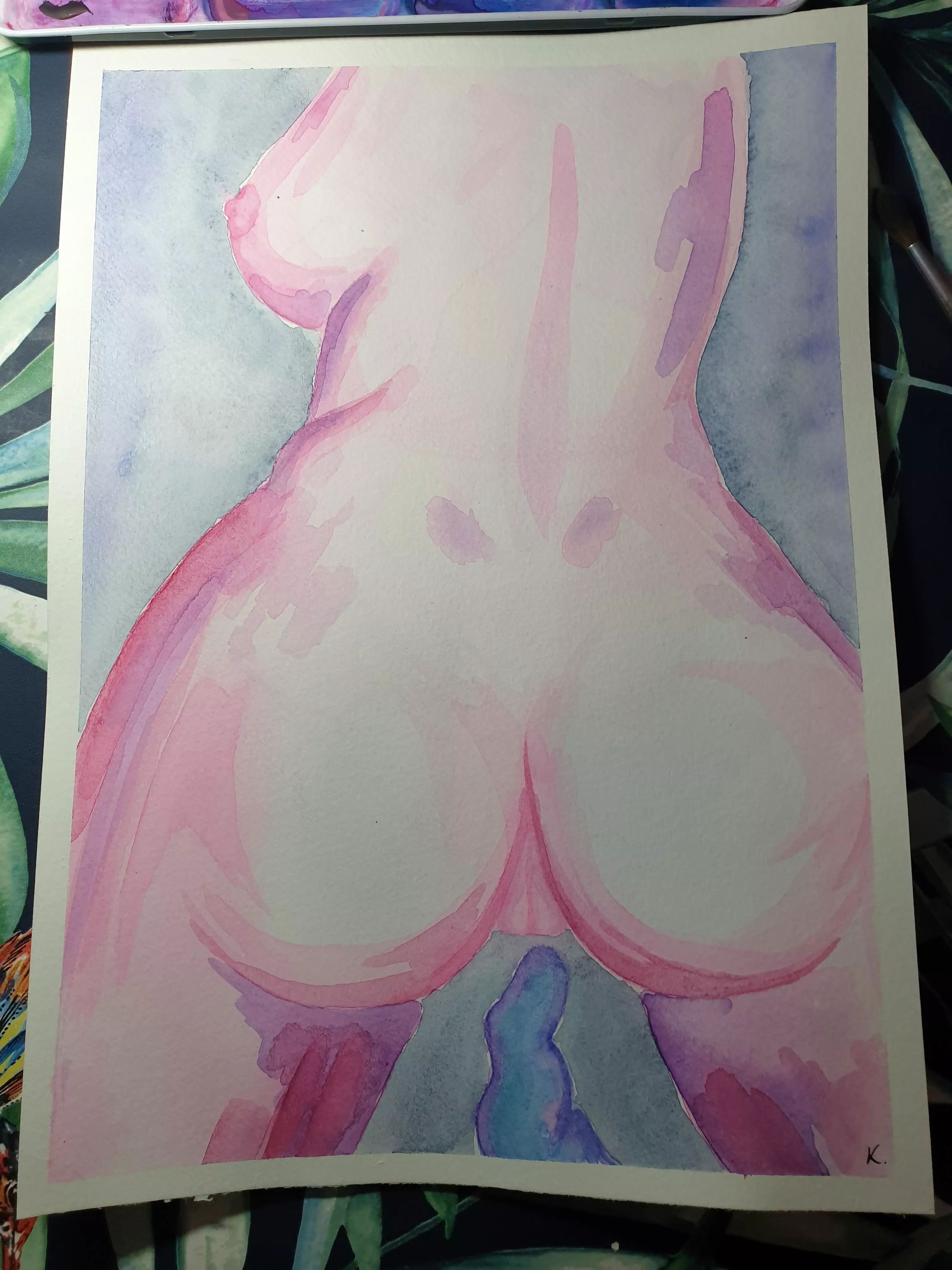 Anticipation (female) posted by Adage_Watercolour