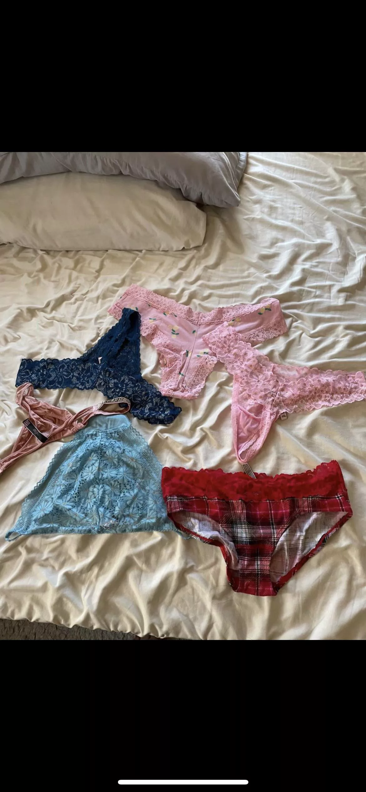 Any body down to trade panties pm posted by Cautious-Appeal9318