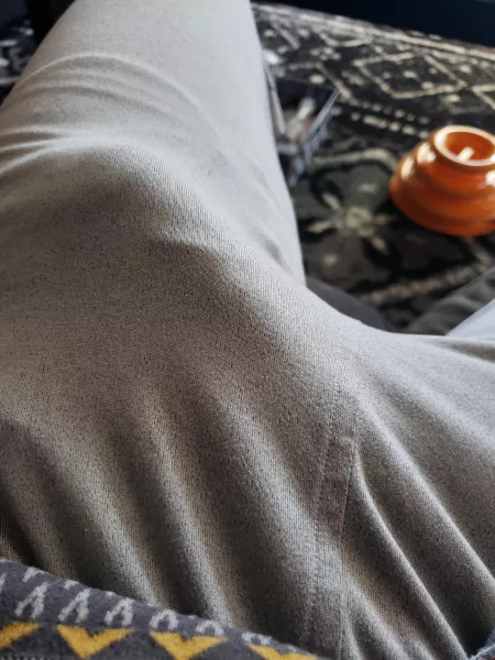 Any fans of grey sweatpants? by inkedupnerdboy