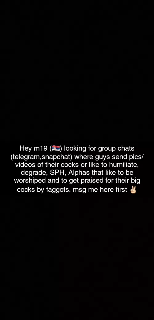 any group chats or alphas? by UrNaughtyBabyBoy