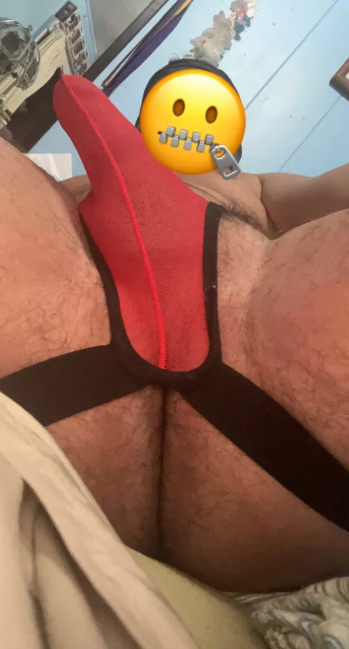 Any love for a farmer in a ripe mesh jockstrap? by OutandAboutAllDay