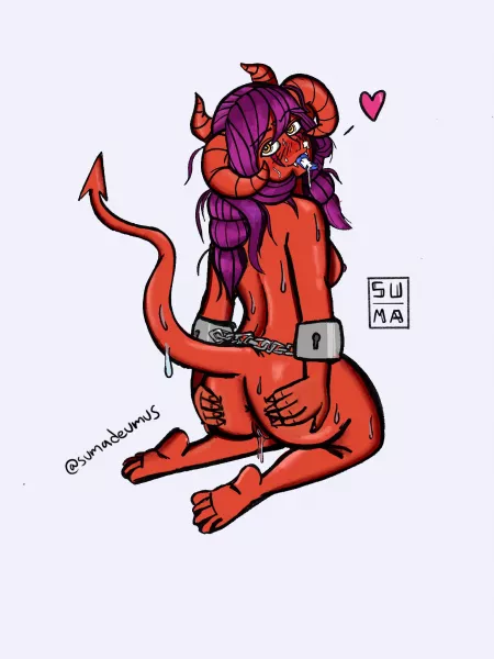 Any love for tieflings? @sumadeumus by sumadeumas