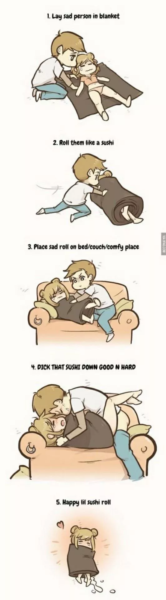 Any one want to be a sushi roll with cream filling posted by reconwolf619