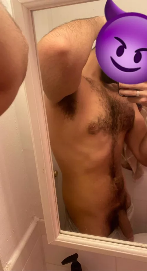 Any submissive boy down to worship a hairy arab? by Far_Neat3410