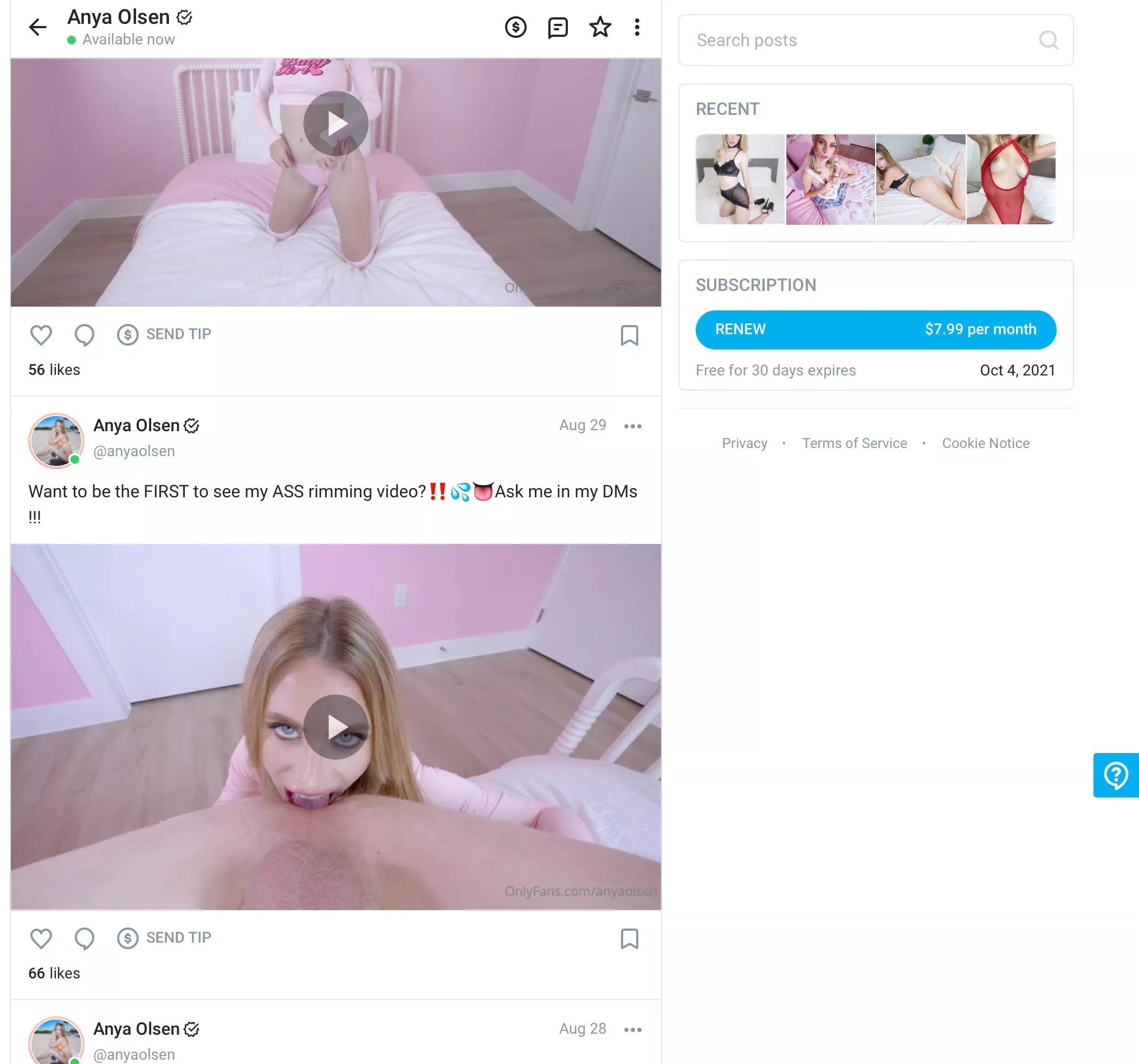 ANYA OLSEN ONLYFANS IS FREE NOW!!! posted by JessOlsenx