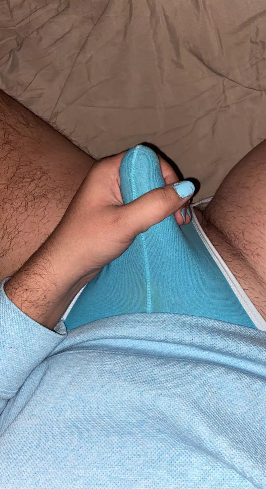 Anyone else love matching their nails with their jockstraps? 🥰 posted by hedevilbymorning