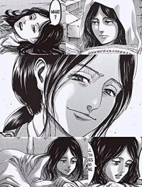 Anyone else sort of get soft domme vibes from Pieck by worstwriterever26