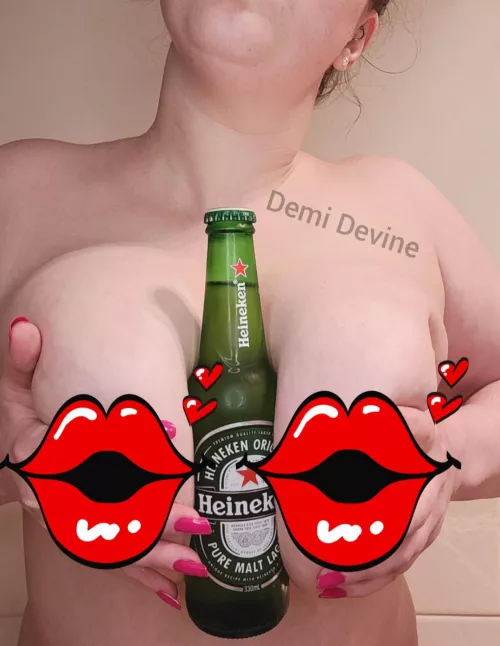 Anyone for a cold one? 😂 taking the pencil test to the next level by demidevine