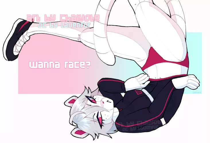 Anyone gonna take her up on that? [art by me, @chaiyote3 on twitter] by chaiyote3