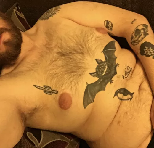 Anyone here like tattoos and a hairy chest? by nothanksjim