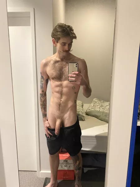 Anyone joining me for post workout shower? 🤔 by Wonderful-Purple2358