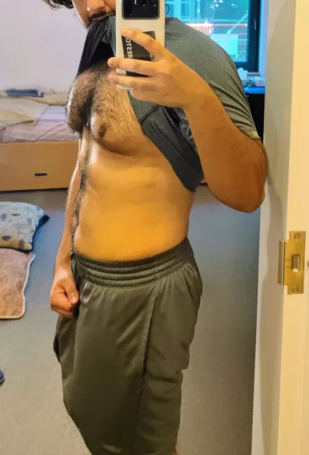 Anyone like a hairy sweaty chest? by throwaway50184027