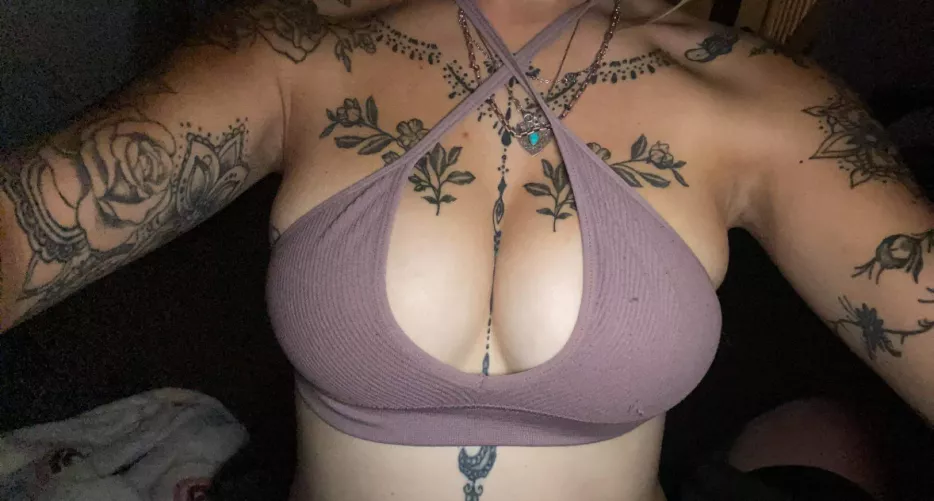 Anyone like some tattoos on their titties 😉 by queenports