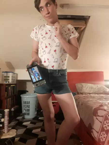 Anyone wanna game with me? by Bored_Femboy