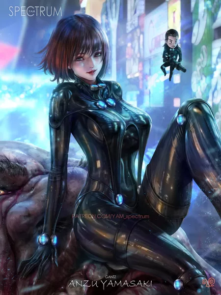Anzu [Gantz] (YAM_spectrum) by CheetahSperm18