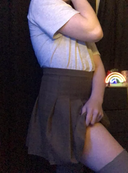 Apparently I have nice thighs? What do y’all think <3 by freshfemboy