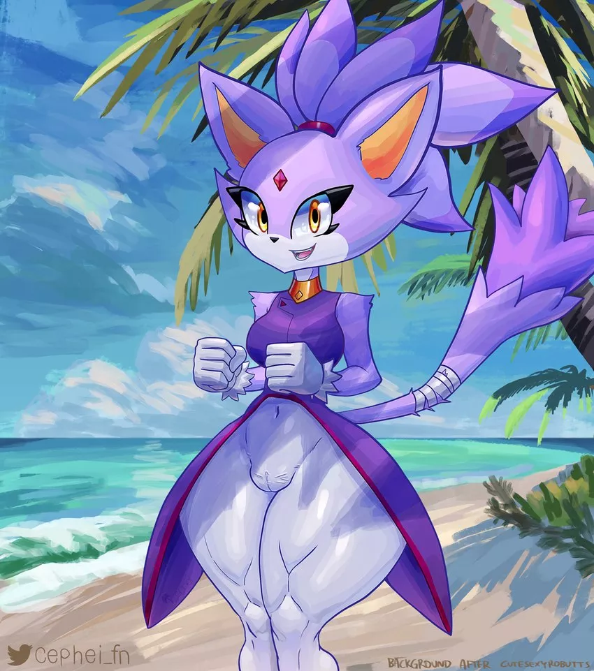 Apparently the term 'Pear shape' fits Blaze......i fucking love it, not gonna lie. (cephei) posted by SavageRedFang