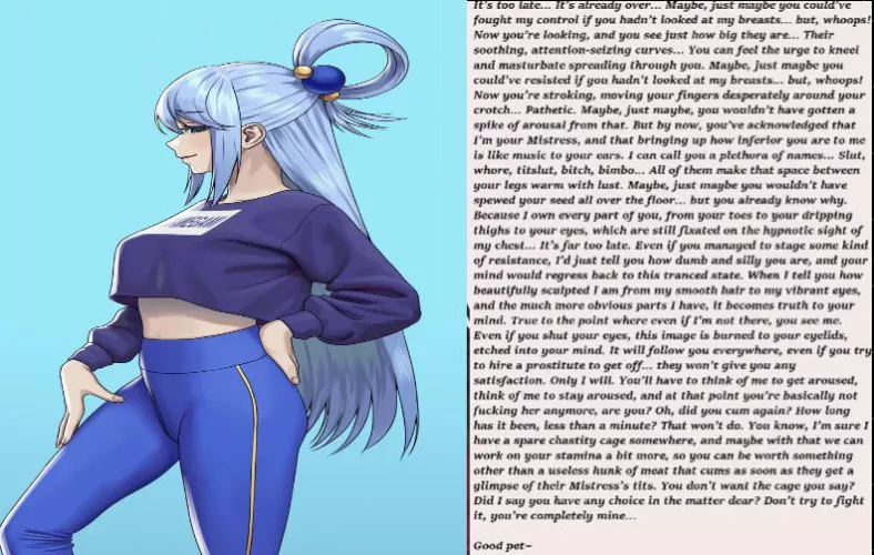 Aqua seduces you [titnosis] [aqua] [femdom] [konosuba] by Jesus__________