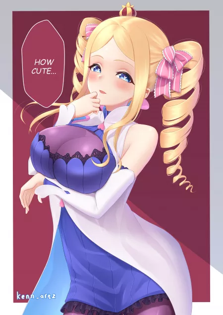 Ara ara, Beatrice as the Witch of Wrath, but she's-- (commission: kenn_artz) by NecronLord_Europe