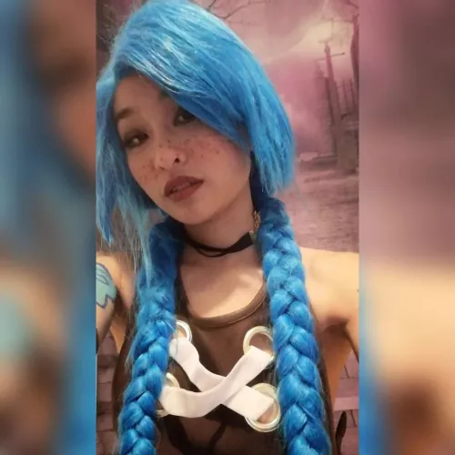 Arcane Jinx cosplay by Naefuu by Weednamesin