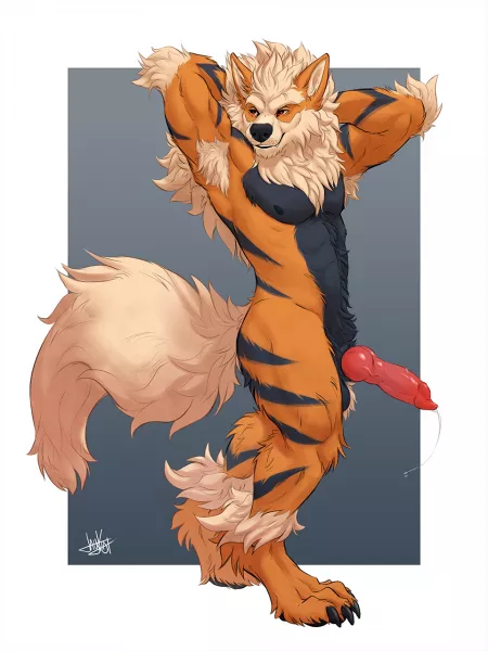 Arcanine (JayKat) by TangentYoshi