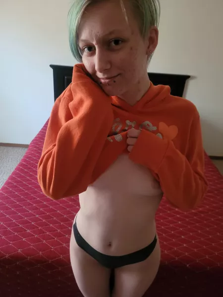 Are my boobs small enough for you daddy? 🥺 by FtM_Erin17