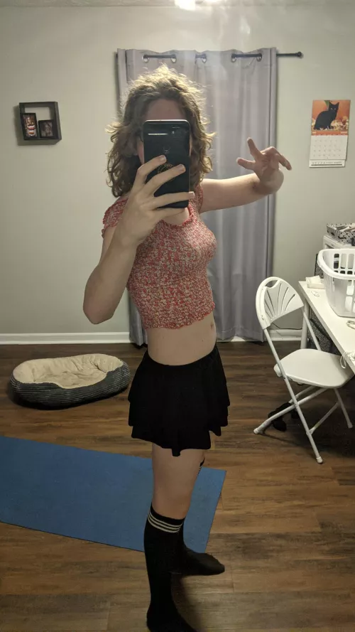 Are my thighs too muscular lol by GamerKidforfun